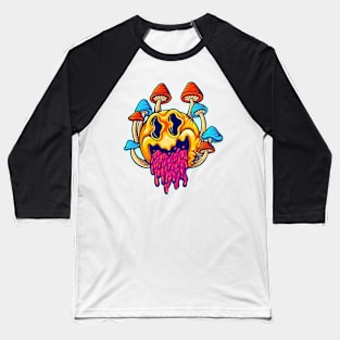 smiling with mushrooms Baseball T-Shirt